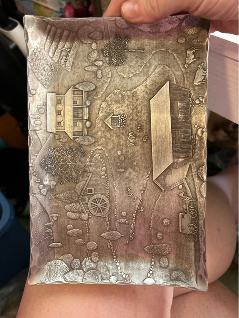 Vintage Hand forged tray